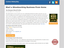 Tablet Screenshot of furnituremaking.us